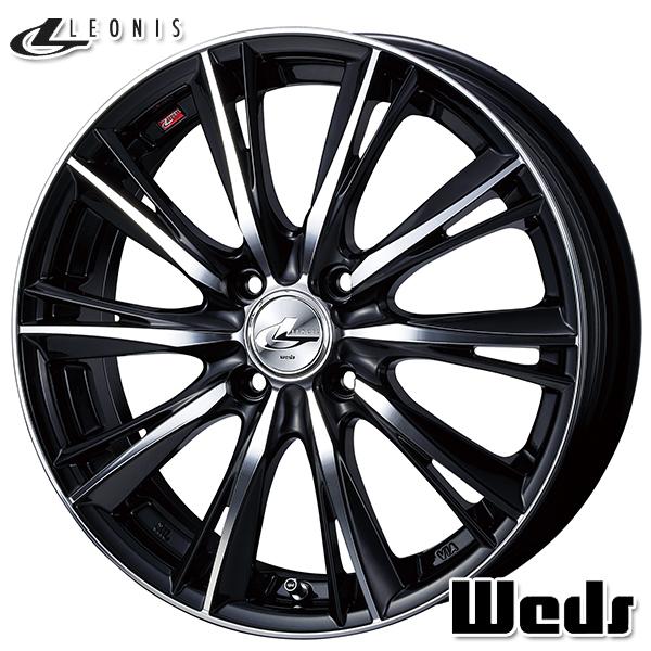 ウィンラン - 朱夏タイア 車輪仕掛ける 185/65R15in 4H100 ウェッズ レオニス WX BKMC R380 車、バイク、自転車-夏タイヤ、ホイールセット-自動車