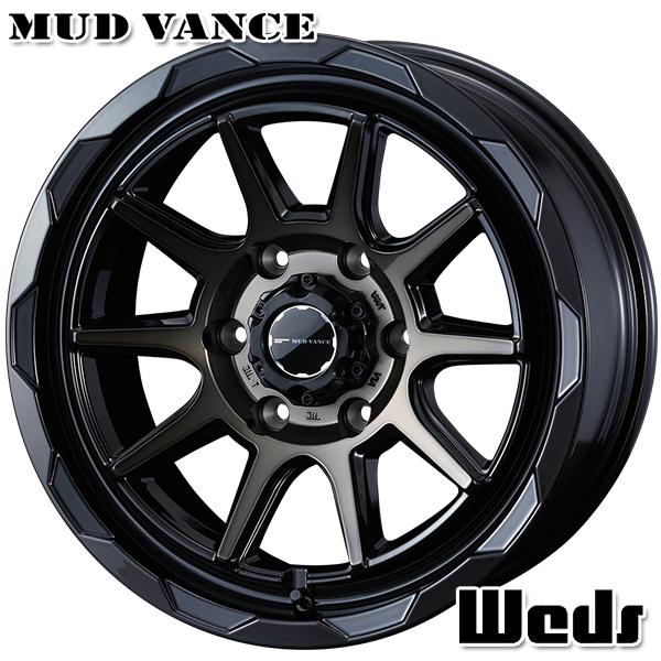 15インチ 6.0J 6H139.7 +33 Weds ウェッズ マッドヴァンス06 BPBC アルミホイール単品 1本