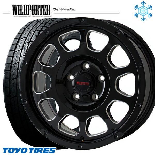 225/65R17インチ TOYO トーヨー ウィンター トランパス TX 5H114.3 スタッドレスタイヤホイール4本セット ワイルドポーター クロステン BK/SM : wpc10 1775 1145 22565tx : クロスポイント