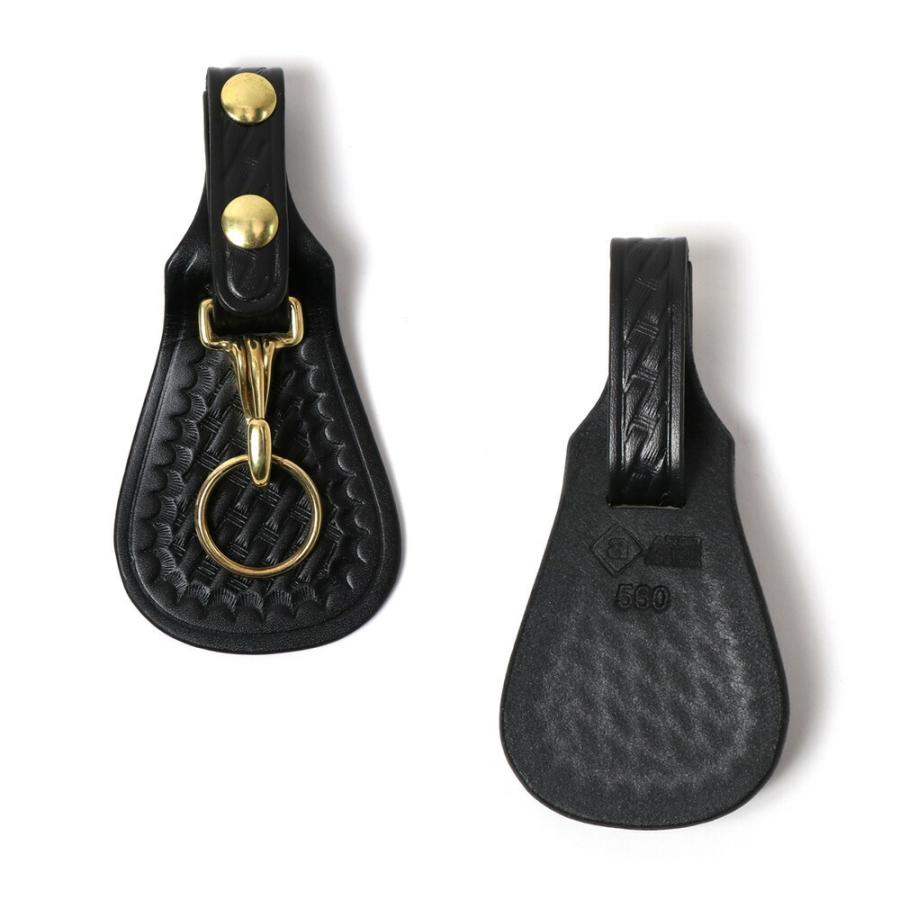 エイカー AKER キーホルダー キーフラップ A560 BW バスケットウィーブ