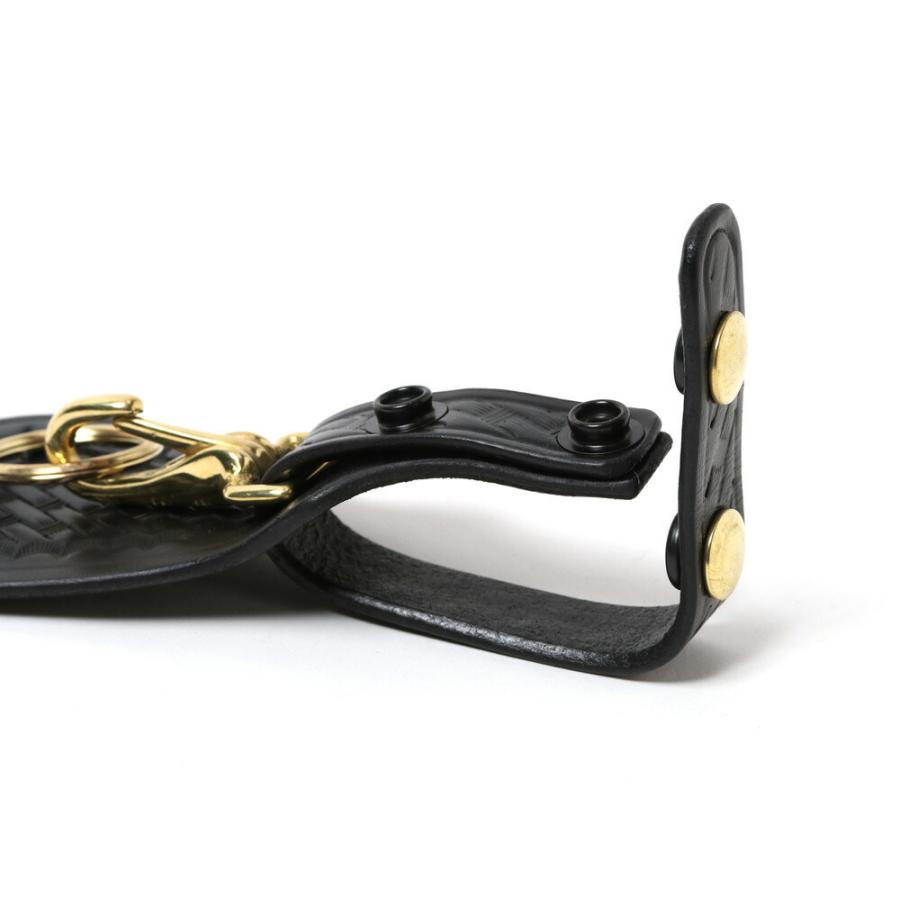 エイカー AKER キーホルダー キーフラップ A560 BW バスケットウィーブ