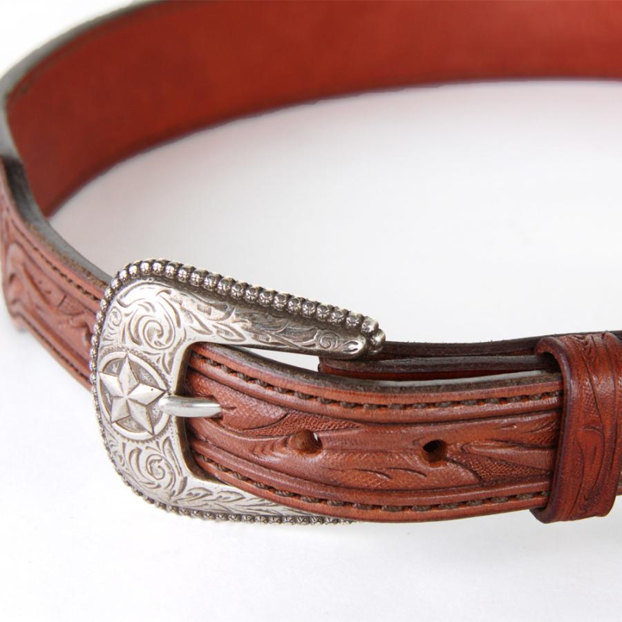 Alfonso of Hollywood Leather 幅3.8cm レザーベルト メンズ Alfonso of Hollywood Leather 幅3.8cm レザーベルト メンズ