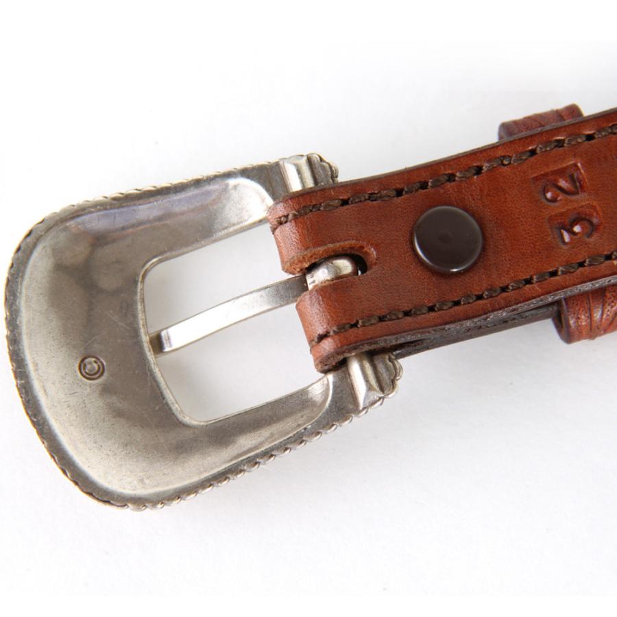 Alfonso of Hollywood Leather 幅3.8cm レザーベルト メンズ