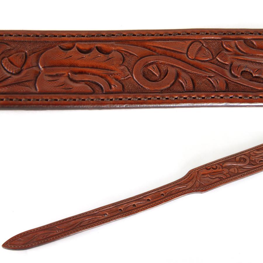 Alfonso of Hollywood Leather 幅3.8cm レザーベルト メンズ