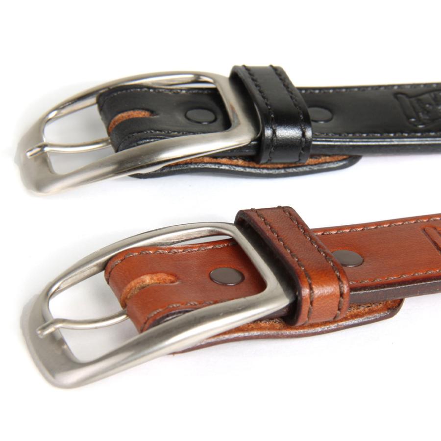 【レア】アルフォンソオブハリウッド カービングレザーベルト ブラウン SPECIAL PRICE 50%OFF】Alfonso of Hollywood Leather 幅3.2cm