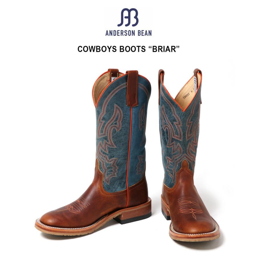 ANDERSON BEAN BOOT Co. アンダーソンビーン COWBOYS BOOTS “BRIAR” ウエスタンブーツ andersonbean004MAVAZI(IMPORT