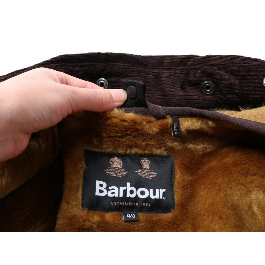 Barbour ブラウンファーベスト　34 Barbour バブアー ウォームパイル ウェストコート ジップイン