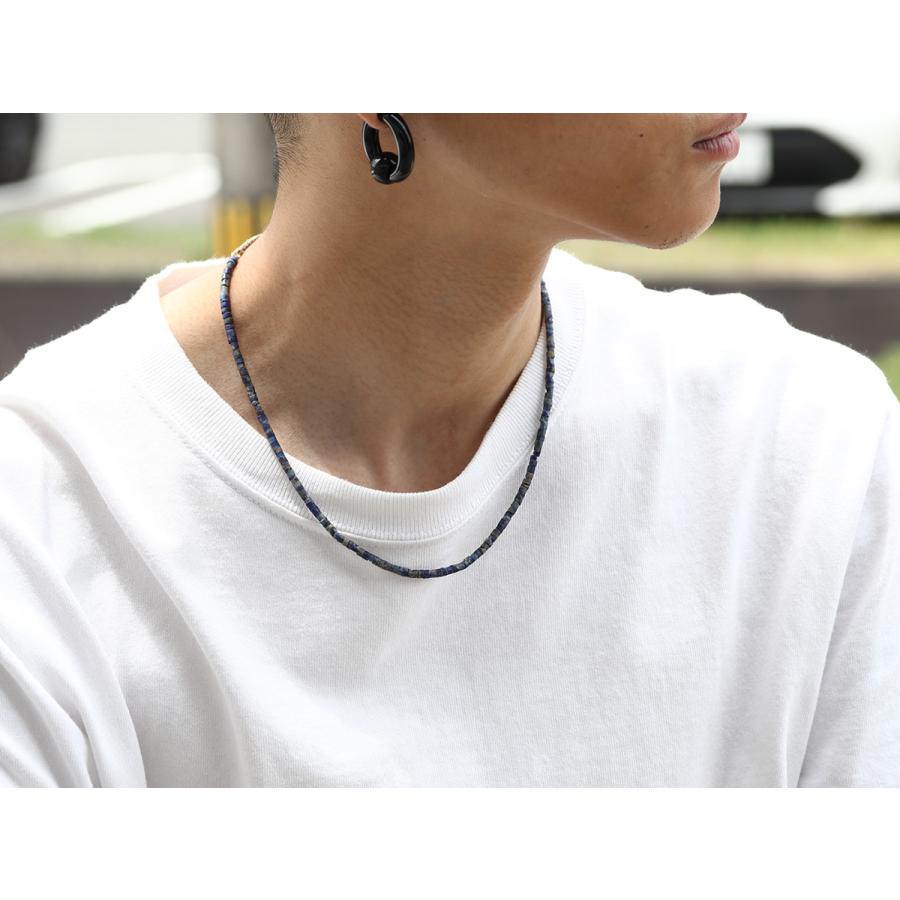 BHADUR バハドゥール ANTIQUE LAPIS BEADS NECKLACE アンティーク