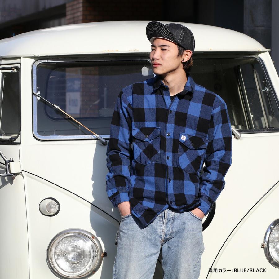 BIG BILL ビッグビル Premium Flannel Work Shirt 121 長袖 フランネルシャツ  アメリカ製 メンズ ネルシャツ 綿100％｜mavazishopping｜03