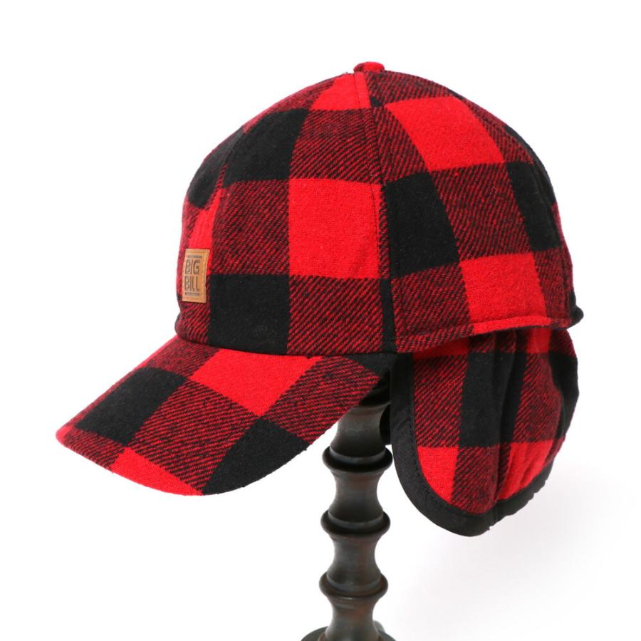 BIG BILL（ビッグビル） Plaid Wool Hat バッファローチェック ウール
