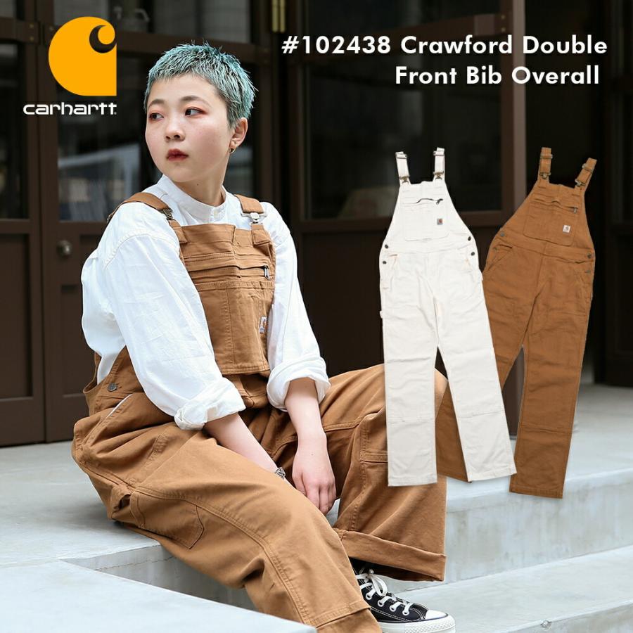 Carhartt カーハート オーバーオール ナチュラル ブラウン レディース 102438 サロペット オールインワン ダブルニー ダック  USA企画 US企画 : carhartt119 : MAVAZI(IMPORT CLOTHING) - 通販 - Yahoo!ショッピング