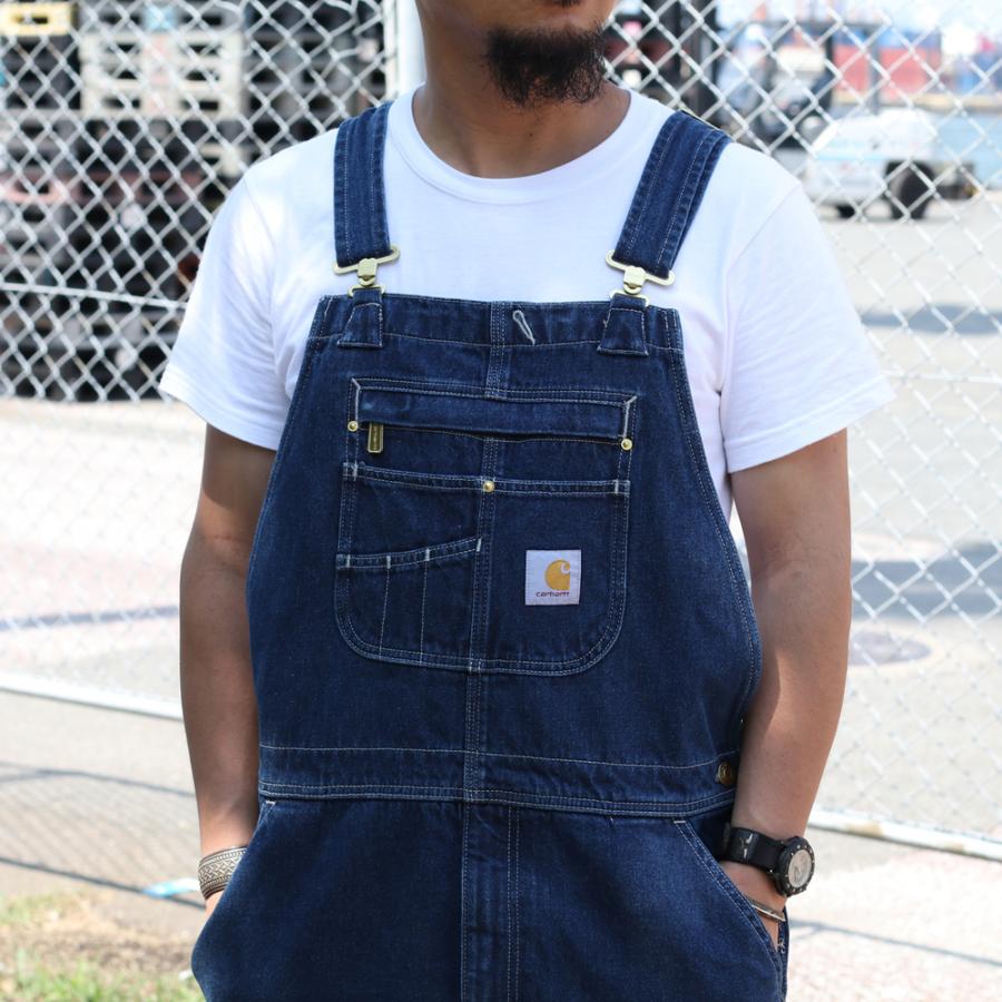 裾上げ無料 Carhartt カーハート 104672 LOOSE FIT DENIM BIB