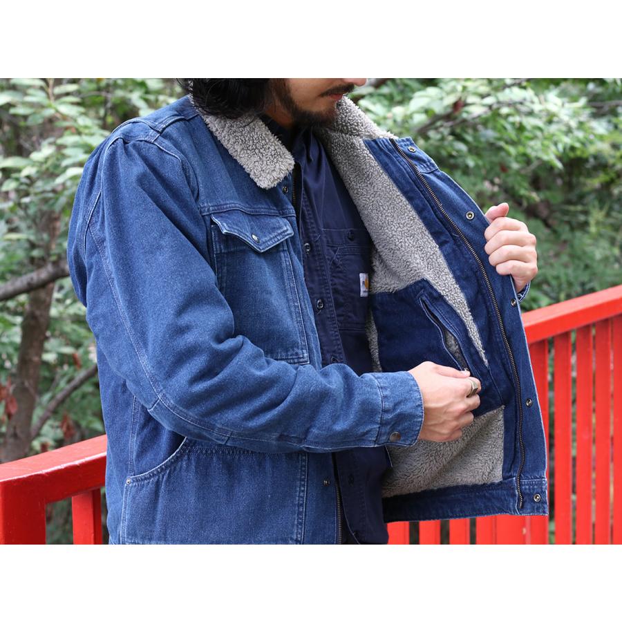 カーハートのジャケット Carhartt（カーハート） #J6323 #106323 Denim Berwick Jacket デニム