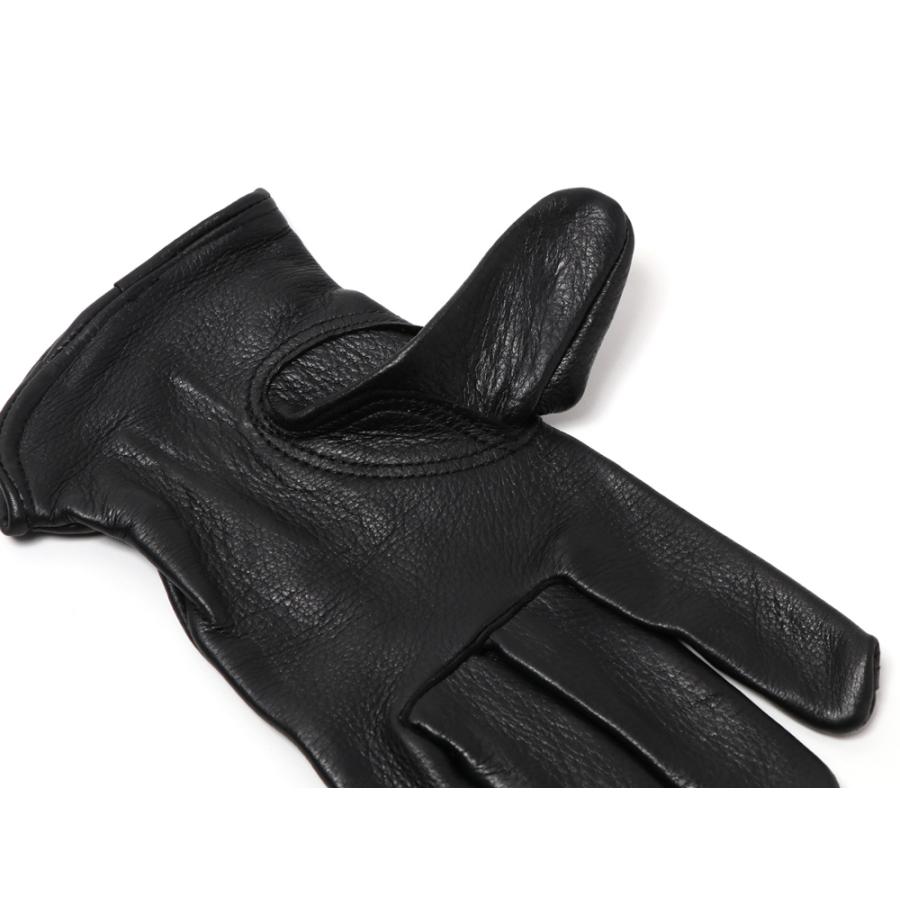 新品 日本製 鹿革本革手袋 ディアスキンレザーグローブ ピンク クロダ 外縫い CHIPPS COMPANY チップスカンパニーGENUINE DEERSKIN GLOVE