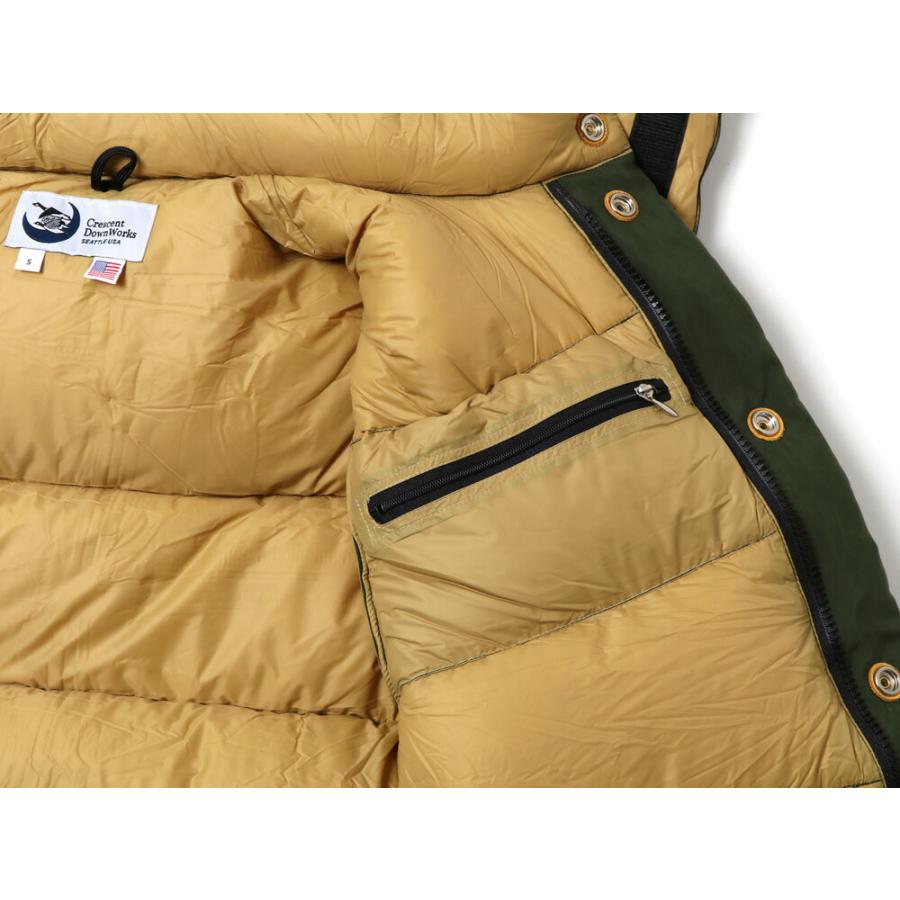 Crescent Down Works クレセントダウンワークス CLASSICO DOWN PARKA / 60×40 CLOTH クラシコダウンパーカ グースダウン ロクヨンクロス ダウンジャケットの画像