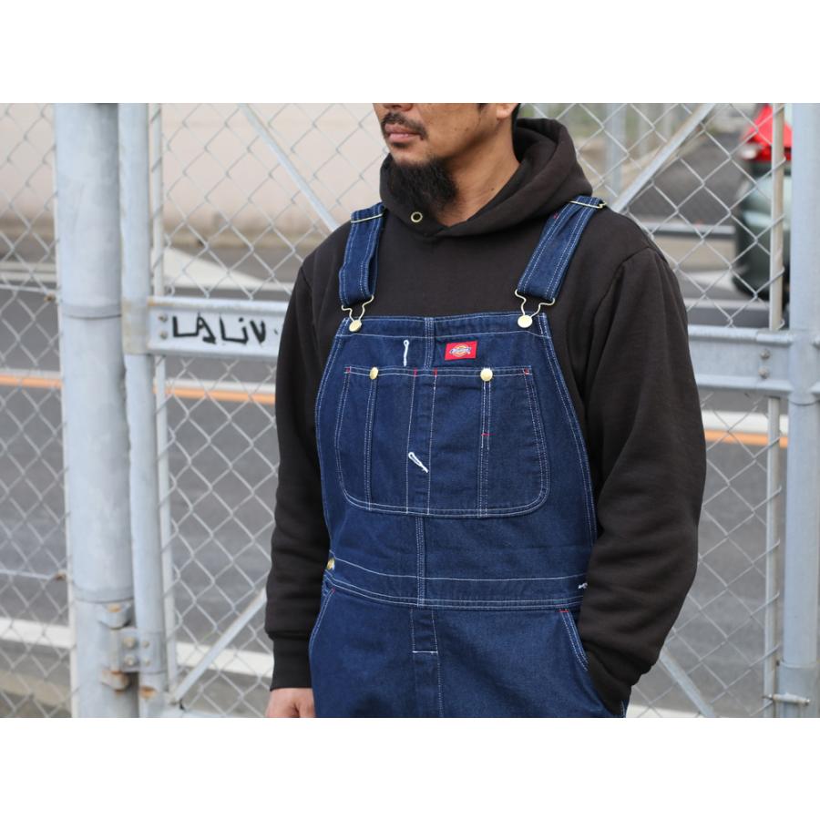 Dickies オーバーオール DB100 Rinsed Duck ＆ Denim Bib Overalls