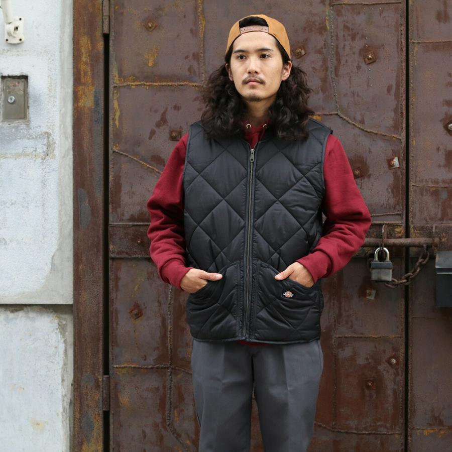 Dickies ディッキーズ TE242 Diamond Quilted Vest キルティング