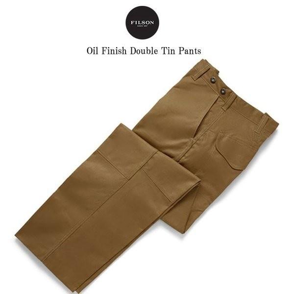 FILSON（フィルソン） 裾上げ無料 ダブルティンパンツ オイル