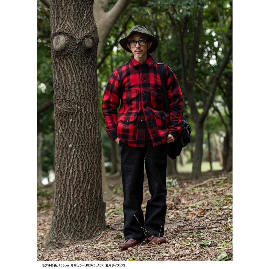 フィルソン ダブルマッキノーウールクルーザージャケット 40 赤黒 USA製 FILSON フィルソン Mackinaw Wool Cruiser Jacket マッキーノ