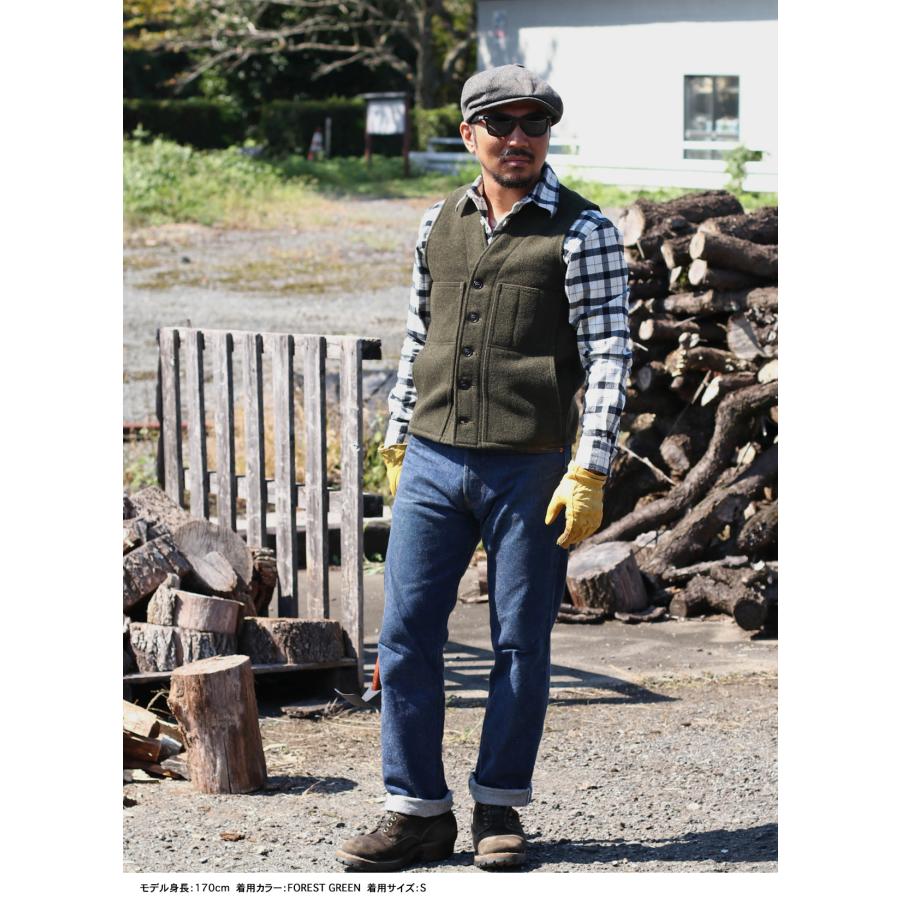 Filson フィルソン ベスト XS オリーブ フィルソン モールスキン ベスト ライナー（ダーク オリーブ）XS