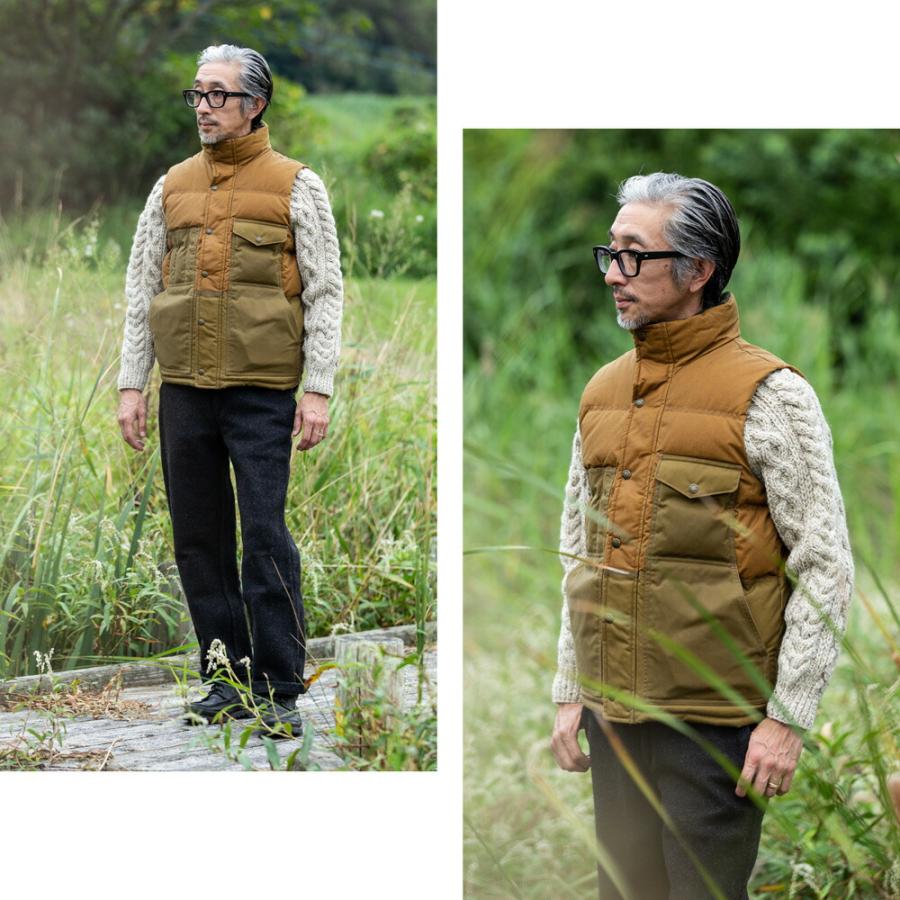 FILSON フィルソン ダウンクルーザーベスト Down Cruiser Vest Allied Feather & Down メンズ ベスト  オイルフィニッシュ ダウンベスト