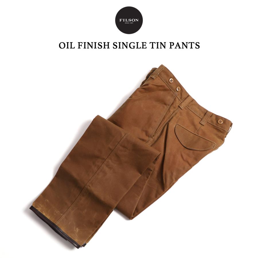 FILSON フィルソン シングルティンパンツ Oiled Tan レザー FILSON フィルソン シングルティンパンツ Oiled Tan レザー