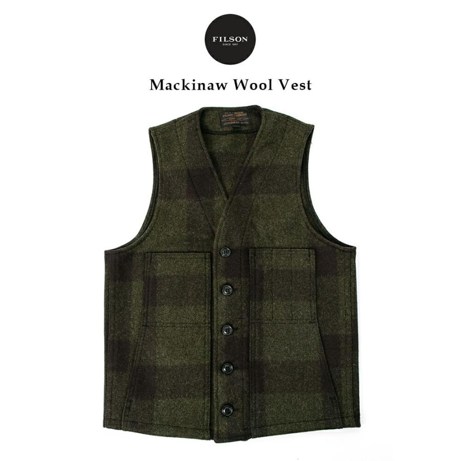 Filson フィルソン マッキーノウールベスト ベスト Filson175 Mavazi Import Clothing 通販 Yahoo ショッピング