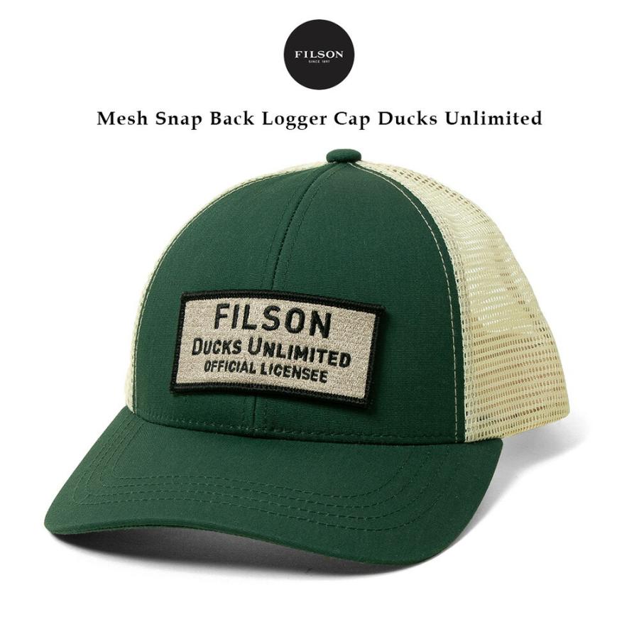 FILSON フィルソン キャップ Ducks Unlimited メッシュスナップ