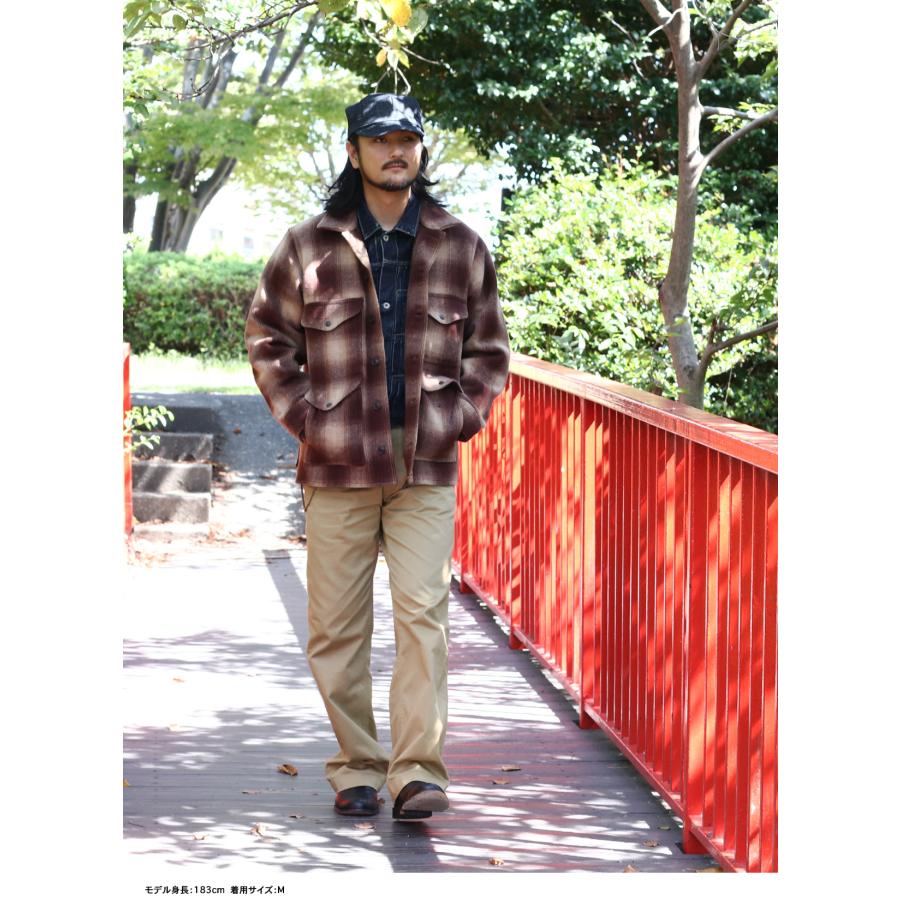 FILSON（フィルソン） Mackinaw Wool Cruiser Jacket / BROWN×TAN