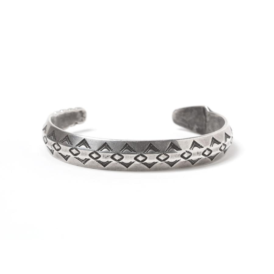 Jonathan Day ジョナサン・デイ Rattlesnake Ingot Coin Silver Cuff Bangle ラトルスネーク ガラガラ蛇 コインシルバー バングル ホピ族 Hopi｜mavazishopping｜06