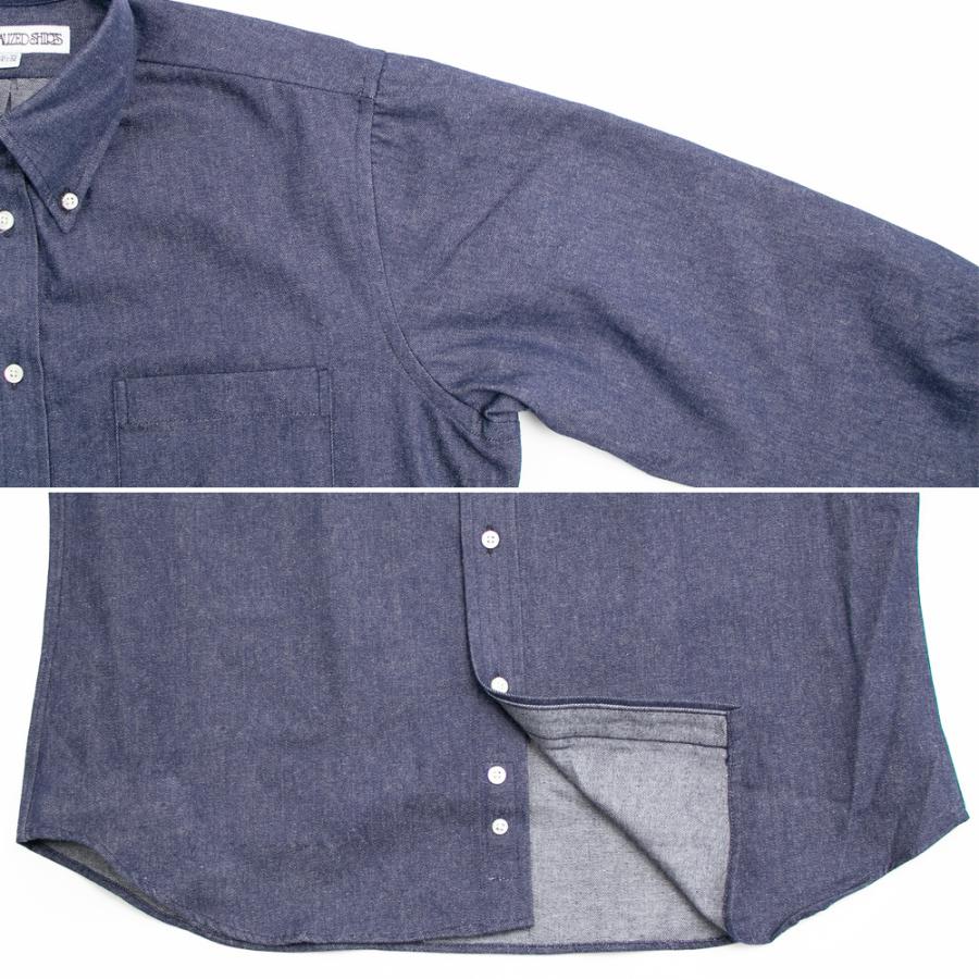 INDIVIDUALIZED SHIRTS 長袖 シャツ ビンテージデニムシャツ メンズ Classic Fit インディビジュアライズドシャツ