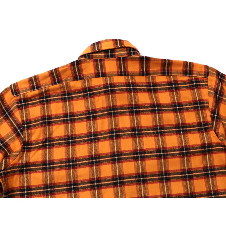 美品 INDIVIDUALIZEDSHIRTS ドレスシャツ オレンジ INDIVIDUALIZED SHIRTS（インディビジュアライズドシャツ） 【SPECIAL