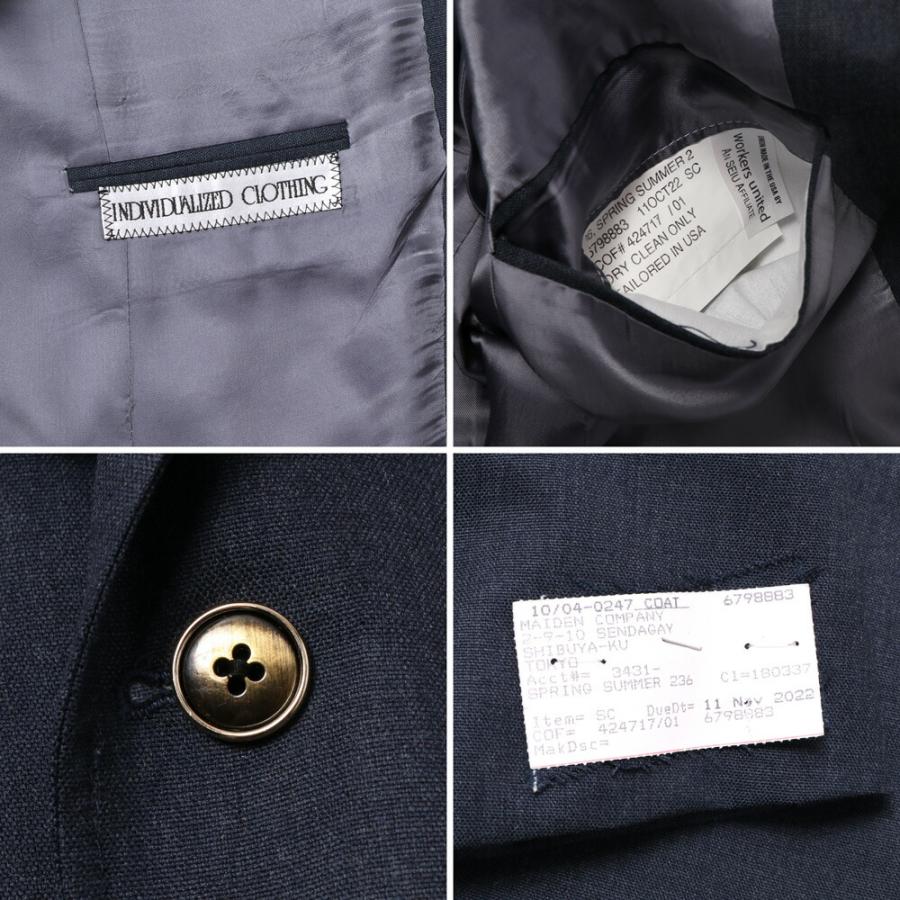 INDIVIDUALIZED SHIRTS ウールホップサックブレザー Wool Hopsack Blazer ジャケット メンズ インディビジュアライズドの画像