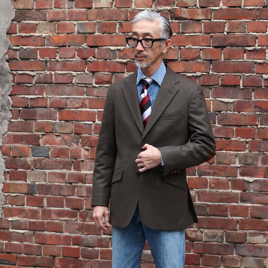 INDIVIDUALIZED SHIRTS カントリーブレザー COUNTRY BRAZER ジャケット メンズ インディビジュアライズド アメリカ製 大きいサイズ OLIVE オリーブ フォーマルの画像