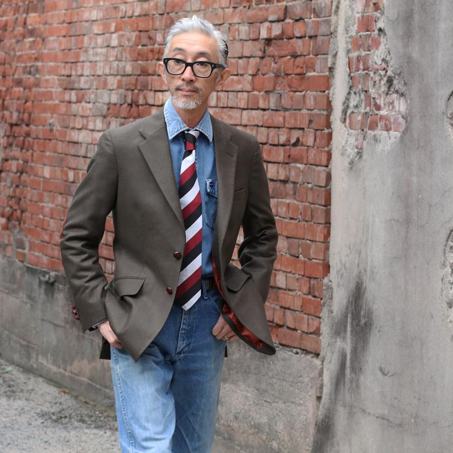 INDIVIDUALIZED SHIRTS レジメンタルストライプネクタイ REGIMENTAL