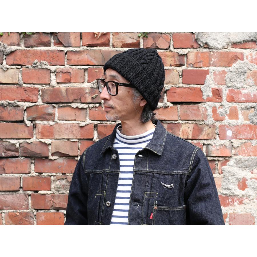 INVERALLAN インバーアラン DENIM YARN COTTON KNIT CAP デニム INVERALLAN インバーアラン DENIM YARN COTTON KNIT CAP デニム