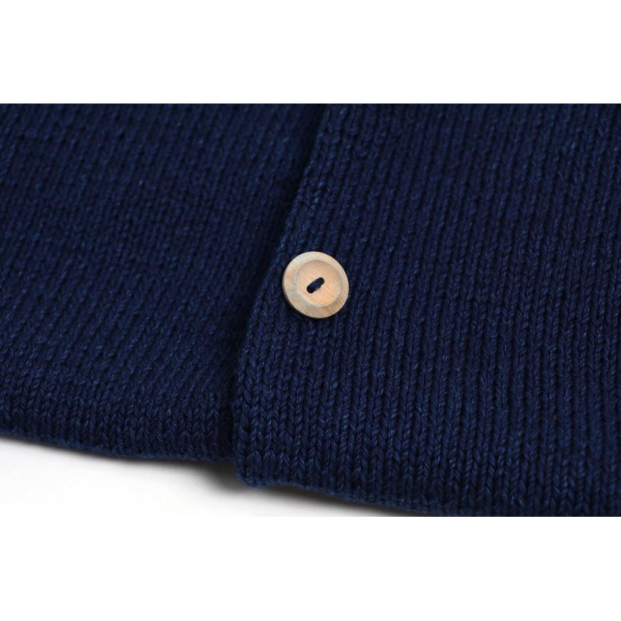 INVERALLAN インバーアラン ベスト デニムヤーン コットンニット INVERALLAN インバーアラン ベスト デニムヤーン コットンニット