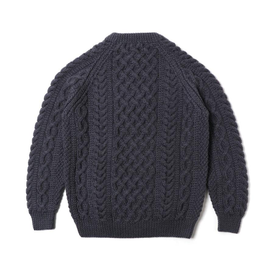 INVERALLAN インバーアラン 1A ハンドニット ウール クルー INVERALLAN インバーアラン 1A ハンドニット ウール クルー