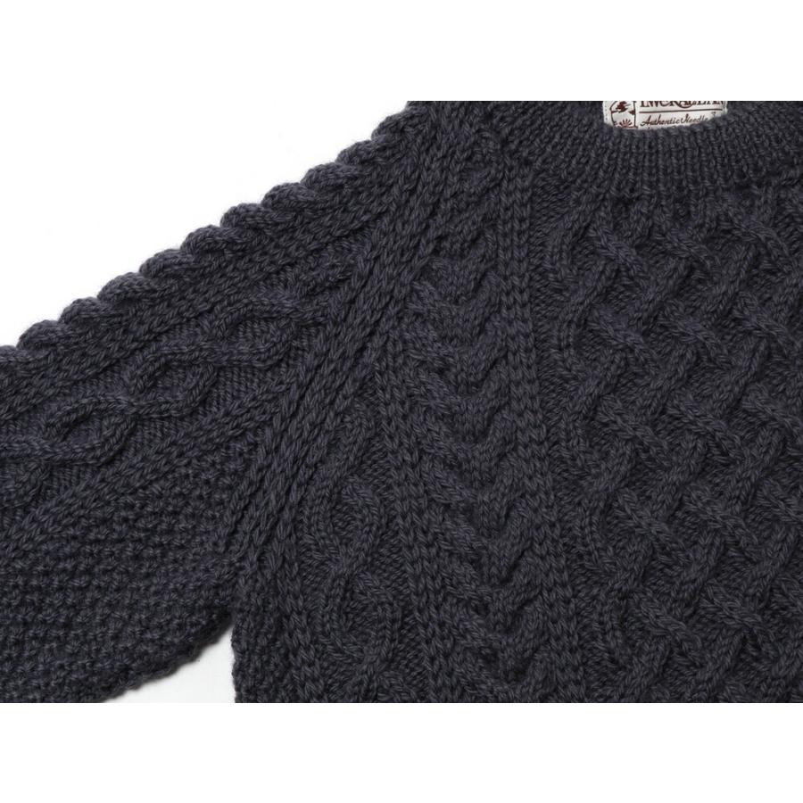 INVERALLAN インバーアラン 1A ハンドニット ウール クルー INVERALLAN インバーアラン 1A ハンドニット ウール クルー