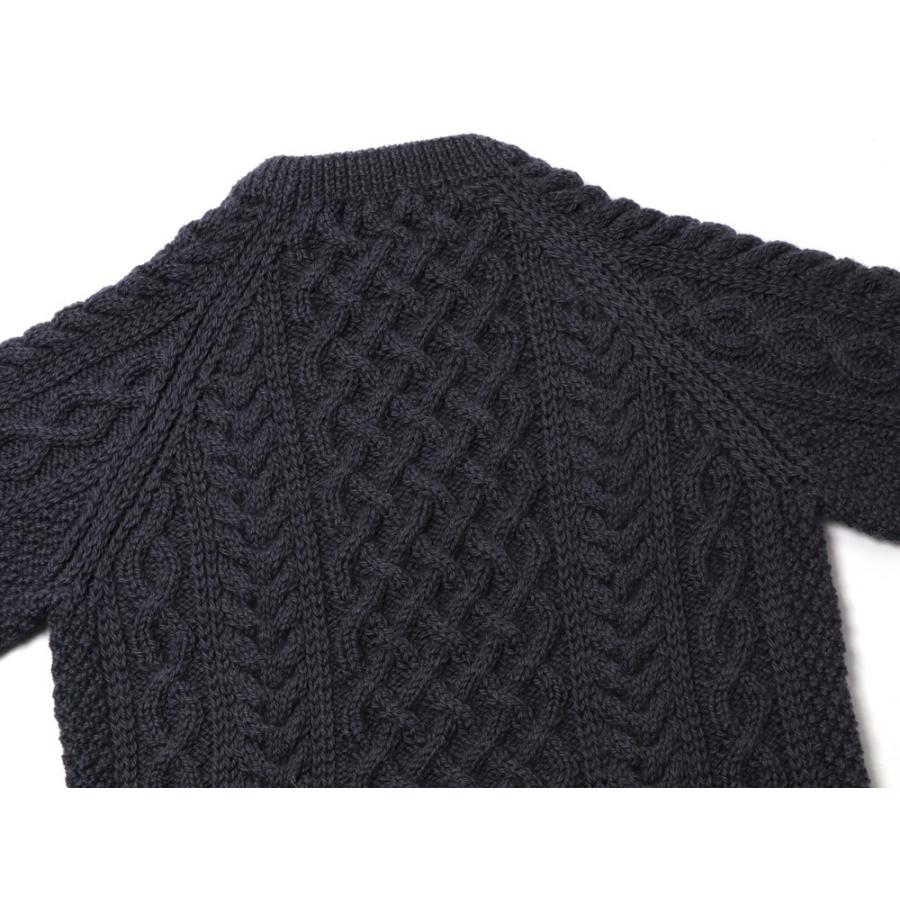 INVERALLAN インバーアラン 1A ハンドニット ウール クルー INVERALLAN インバーアラン 1A ハンドニット ウール クルー