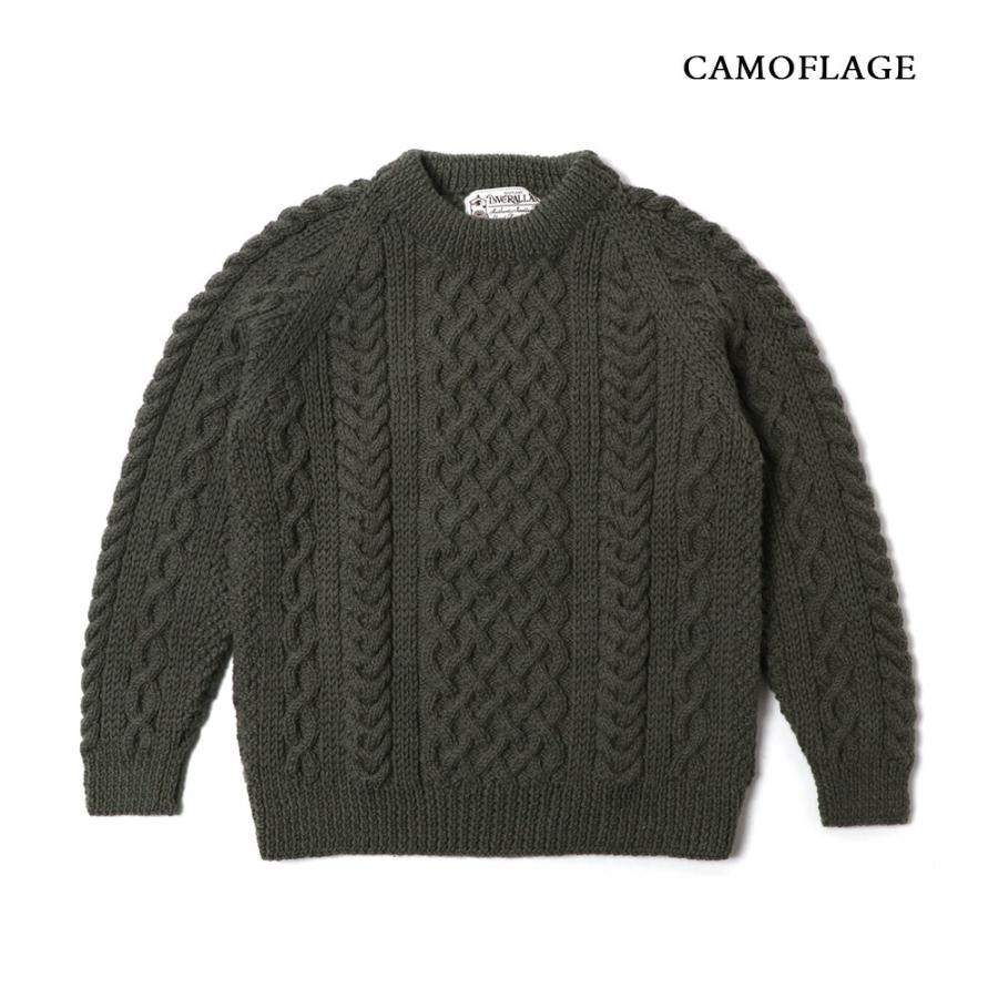 INVERALLAN インバーアラン 1A ハンドニット ウール クルー INVERALLAN インバーアラン 1A ハンドニット ウール クルー