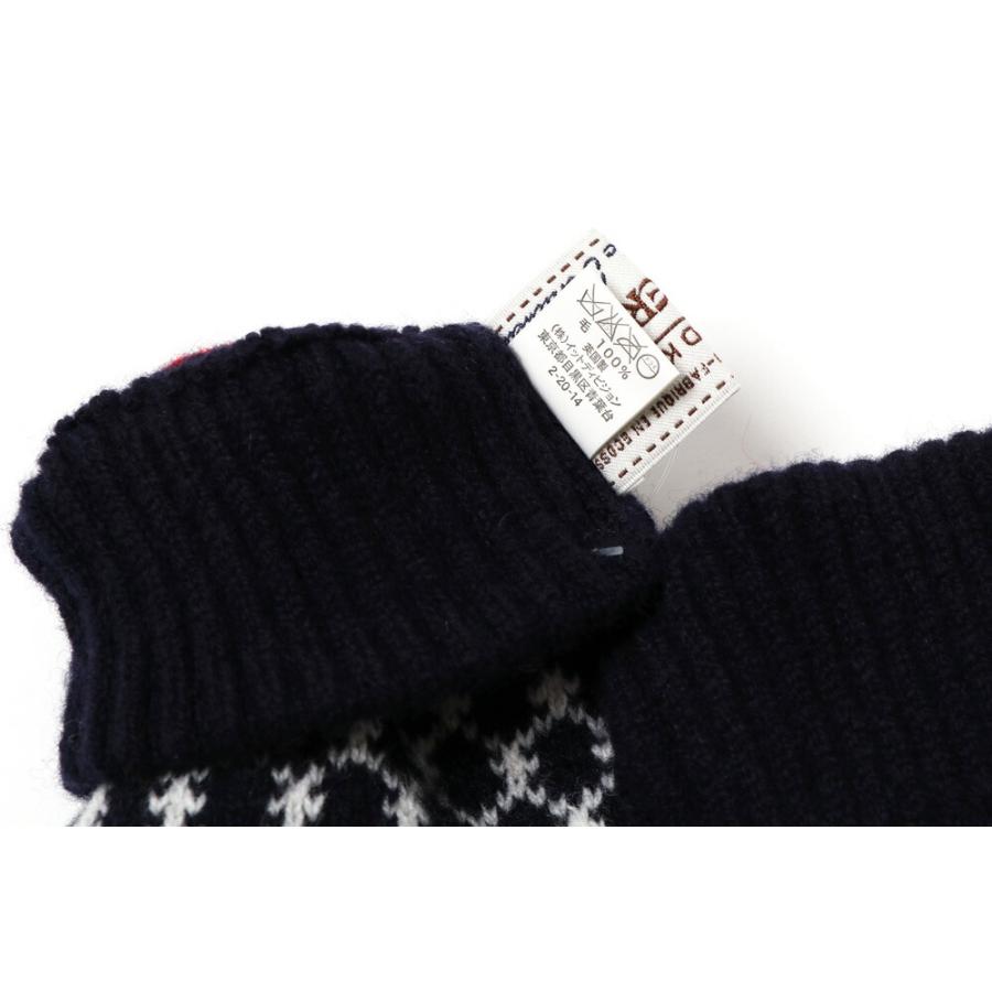 INVERALLAN 手袋 INVERALLAN インバーアラン スノーフレークニットグローブ