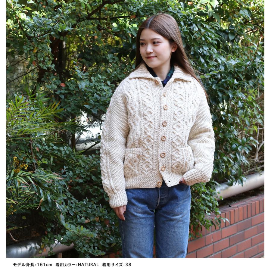 INVERALLAN インバーアラン ハンドニット カーディガン 3A INVERALLAN インバーアラン ハンドニット カーディガン 3A
