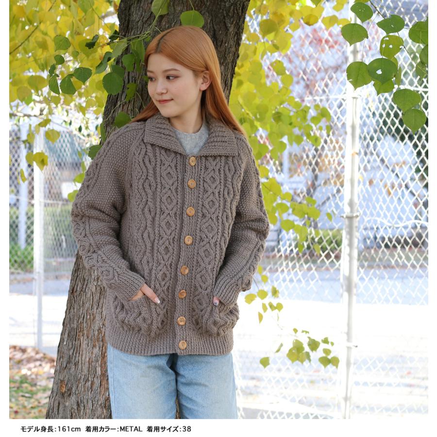INVERALLAN インバーアラン ハンドニット カーディガン 3A INVERALLAN インバーアラン ハンドニット カーディガン 3A