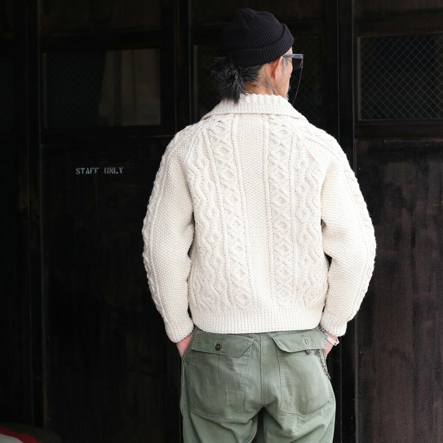 INVERALLAN インバーアラン ハンドニット カーディガン 3A INVERALLAN インバーアラン ハンドニット カーディガン 3A