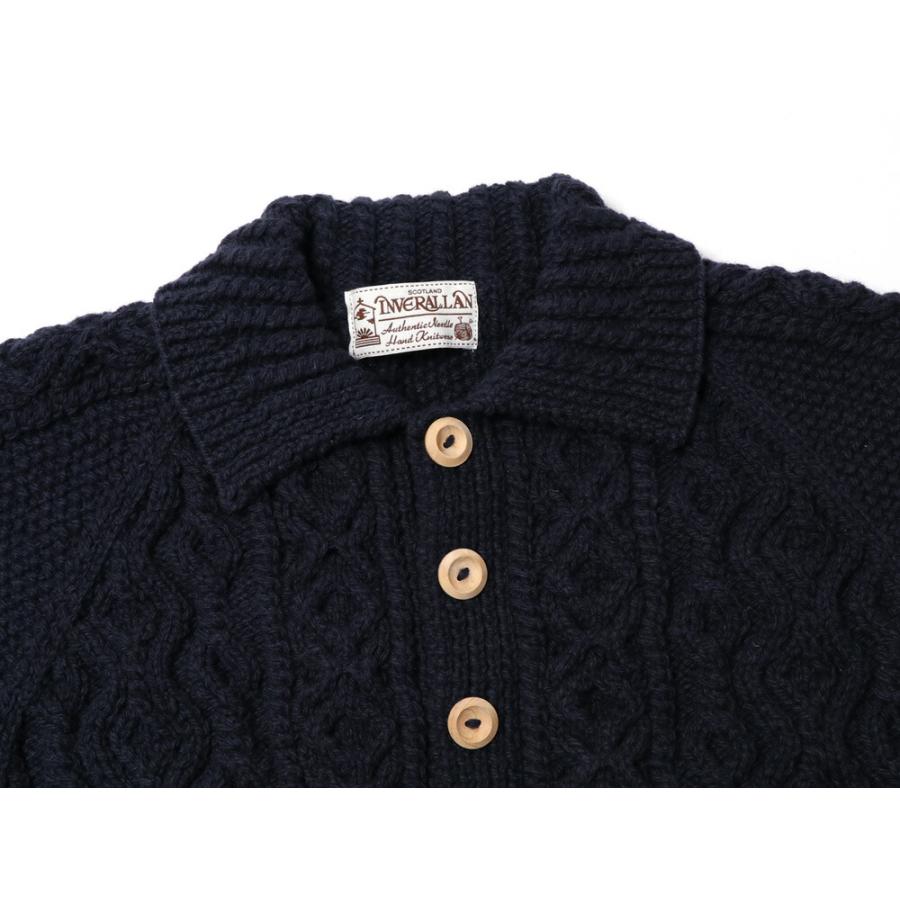INVERALLAN インバーアラン ハンドニット カーディガン 3A INVERALLAN インバーアラン ハンドニット カーディガン 3A