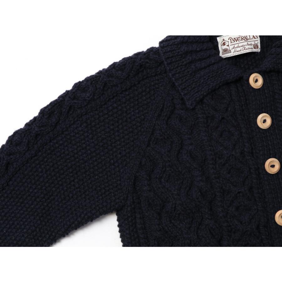 INVERALLAN インバーアラン ハンドニット カーディガン 3A INVERALLAN インバーアラン ハンドニット カーディガン 3A
