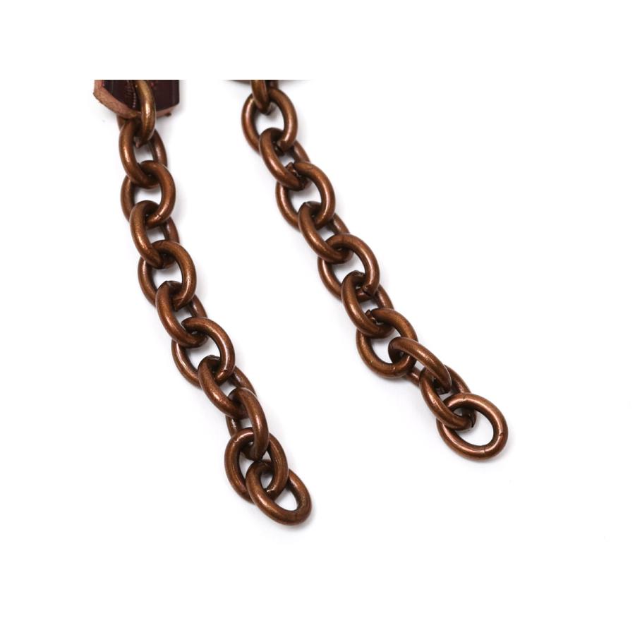 J.O.B Leather Stamp Chain Bracelet スタンプチェーンブレスレット ID
