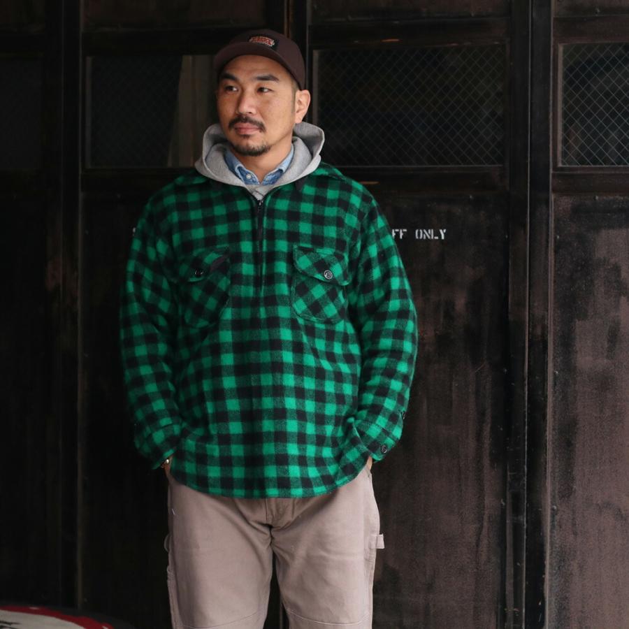 Johnson Woolen Mills（ジョンソンウーレンミルズ） ハーフジップ