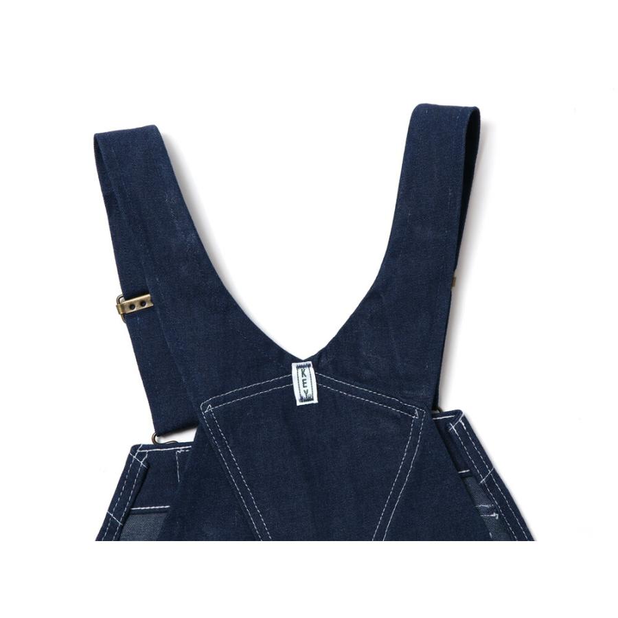 KEY 【裾上げ無料】KEY INDUSTRIES,INC. デニムオーバーオール 273